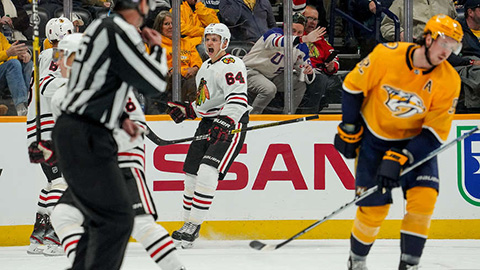 David Kämpf se raduje ze 4. branky v sezoně  (© John Russell/NHLI via Getty Images)