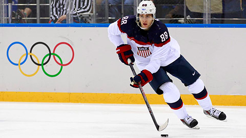 Patrick Kane v dresu USA