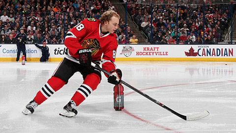 Patrick Kane při soutěži šikovnosti