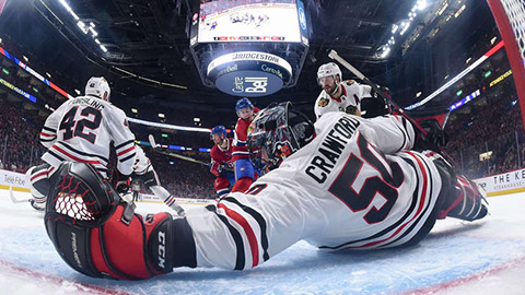 Corey Crawford (© Francois Lacasse/NHLI via Getty Images)