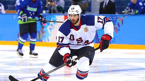 Ryan Kesler na olympiádě v Soči