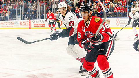 Daniel Paillé v dresu Rockfordu IceHogs