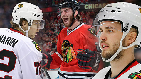 Artemi Panarin, Brandon Saad, Niklas Hjalmarsson