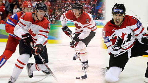 Jonathan Toews, Duncan Keith a Patrick Sharp