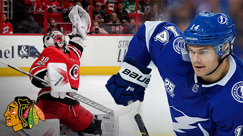 Cam Ward a Chris Kunitz (foto © Gregg Forwerck a Scott Audette/NHLI via Getty Images)